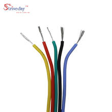 30AWG 30m (cada color 10m negro + rojo + blanco) Paquete de silicona Flexible de Cable, Cable eléctrico de cobre DIY 2024 - compra barato