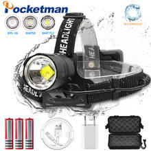 8000LM Brightest Headlight XHP70.2 LED Headlamp Zoom Hight Power Head Lamp USB Rechargeable Head Light Use 18650 Batteries 2024 - buy cheap