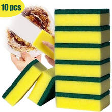 10Pcs Multi Use Cleaning Sponges Non-Scratch Scrub Sponge Super Absorbent Multi-Use Cleaning Sponges for Kitchen Dishes Bathroom 2024 - buy cheap