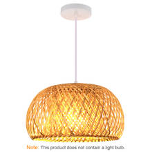 Hot On Sale Lighting Rattan Lamp Handmade Bamboo Chandelier Retro Cafe Bar Lounge For Garden Restaurant Bedroom 2024 - buy cheap