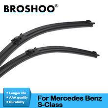 BROSHOO Car Windshield Wiper Blade Rubber 2000 To 2013 For Mercedes Benz S Class W220 W221 S280 S300 S320 S350 S350L S500 S600 2024 - buy cheap