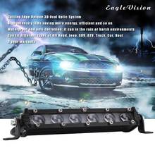 Off-Road Car 8" 120W LED Work Light Bar With Convex Lens 9000LM IP68 SUV Work Light Bar 4WD SUV Driving Fog Lamp 2024 - buy cheap