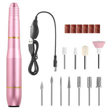 USB Charging Electric Nail Drill Portable Nail Grinding Polishing Machine Kit Manicure Pedicure Art Pen Tool Set 2024 - buy cheap