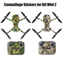 Mavic MINI 2 Camouflage Stickers PVC Waterproof Body Skin Sticker for DJI Mini 2 Accessories Body Remote Controller Sticker Set 2024 - buy cheap