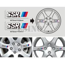 4 x Car Styling Wheel Rim Decorative Vinyl Sticker Series Car Accessories Decals for SSR GTV01 GTX01 Professor SP1 SP1R SP4 SP4R 2024 - buy cheap