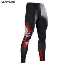 Ganyanr-calça legging de compressão masculina, para corrida, academia, esportes, sexy, basquete, yoga, treinamento longo 2024 - compre barato