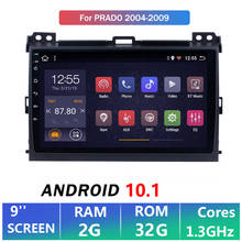 Radio con GPS para coche, reproductor Multimedia con Android 10,1, 2 GB + 32 GB, 9 pulgadas, 2DIN, para Toyota Land Cruiser Prado 120, 2004-2009 2024 - compra barato