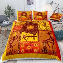 African style bedding set king size boho duvet cover with pillowcase 3D bohemian bed linen queen bed set home textile 2024 - buy cheap