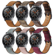 Correa de reloj Huawei gt para Samsung Galaxy watch 46mm Gear S3 Frontier 22mm cuero genuino huawei 2, accesorios de pulsera clásicos 2024 - compra barato