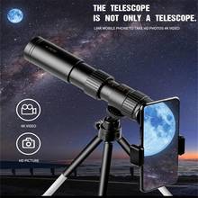 Мощный телескоп HD Профессиональный Монокуляр высокое качество супер зум бинокль Портативный Lll ночное видение для кемпинга на природе 2024 - купить недорого