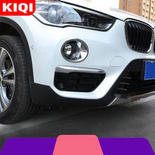KIQI-tiras de cejas para faros antiniebla delanteros de coche, pegatinas de cubierta embellecedora para BMW X1 F48 2016-2019, accesorios, 2 uds. 2024 - compra barato