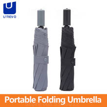 UREVO Folding Umbrella Multi-function Aluminum Alloy Tube Practical Waterproof Non-automatic Rainy and Sunny Umbrella 2024 - buy cheap
