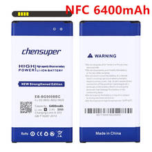 Chensuper-bateria partes de 6400mah para samsung s5 nfc, i9600, i9602, i9605, g900f, g9008, g9009d, g9006w, g900, nfc 2024 - compre barato