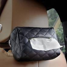 Portable Car Faux Leather Sun Viper Back Seat Hanging Tissue Box Paper Holder Container Car Accessories Supplies Products 2024 - buy cheap