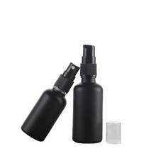 Frost Matte Black Glass Bottle Sunshine Block Spray Atomizer Mist Serum Lotion Pump Cosmetic Packaging Vial 10ML 15ML 30ML 50ML 2024 - buy cheap