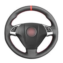 Black PU Artificial Leather Steering Wheel Covers Braid for Fiat Bravo Grande Punto Linea Qubo Doblo Punto Opel Vauxhall Combo 2024 - buy cheap