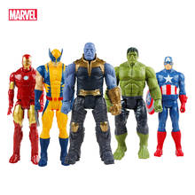 Marvel-boneco o avenger 30cm, boneco de super herói, homem-aranha, wolverine, thor, capitão américa, homem de ferro, presente 2024 - compre barato