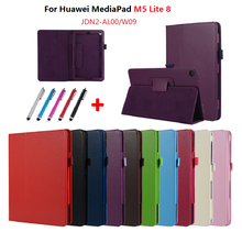 Capa com suporte para tablet huawei, capa de proteção para tablet com suporte para medimediapad m5 lite 8 de 8.0 polegadas 2024 - compre barato