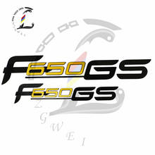 Adesivo/emblema para motocicleta, adesivo em carbono, logotipo "f650gs", compatível com todos os bmw moto f650gs 2024 - compre barato