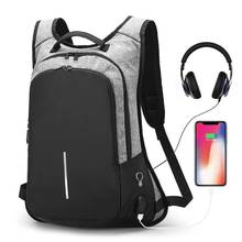 Mochilas masculina para estudantes, mochilas da moda para homens, com senha carregável, antifurto, bolsa para computador 8328 2024 - compre barato