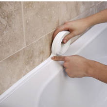 Fita de vedação para banheiro e cozinha, 3.2m * 38mm, impermeável, adesivo branco de pvc, para banheiro e cozinha 2024 - compre barato