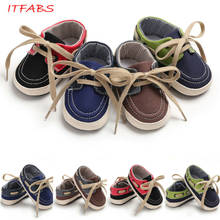 Lovely Toddler Kids Canvas Casual Non-slip Shoes Baby Boy Girl Soft Sole Crib Shoes 0-18Months 2024 - buy cheap
