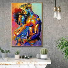 Poster HD Print King and Queen African Art Canvas Painting Mural Modern Living Room Bedroom Home Decor Picture 2024 - buy cheap