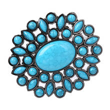 Men’s Women’s Turquoise Beads Stone Bohemian Belt Buckle Western Indian Cowboy Cowgirl 2024 - buy cheap