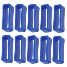 10pcs 24mm Silicone Rubber Watch Band Loop Strap Holder Locker Keeper Ring 2024 - buy cheap