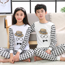 Boys Girls Sleepwear Cartoon Pajama Sets Autumn Winter Long-sleeves Cotton Nightwear Baby Kids Pyjamas Children Pajamas Clothes 2024 - buy cheap