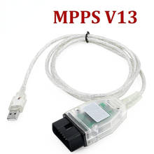 MPPS V13 ECU Programmer SMPS MPPS V13.02 V13 K CAN Flasher Chip Tuning MPPS Cable V13 Professional Diagnostics Cable 2024 - купить недорого