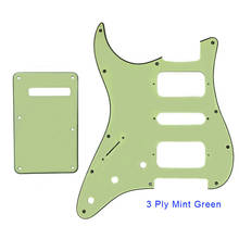 For Left Handed USA\Mexico Fd Strat11 Screw HolesHSH Two Deluxe Humbuckers Single St Guitar Pickguard Scratch Plate & Back Plate 2024 - buy cheap
