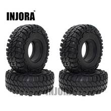 4PCS 114MM 1.9 Inch Rubber Wheel Tires for 1:10 RC Rock Crawler Car Axial SCX10 90046 Tamiya CC01 D90 D110 2024 - buy cheap