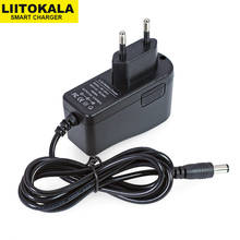 100PCS New Liitokala 12.6V 1A Lithium battery pack charger 3S 12V battery 100-240V charger DC head is 5.5 * 2.1mm 2024 - buy cheap