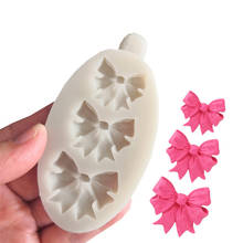 Bow Dress Silicone Fondant Mold DIY baking chocolate fudge cake decoration tool Sugarcraft Flower 2024 - buy cheap