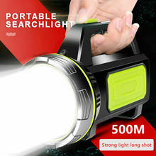 Mayitr lanterna led portátil recarregável 135000lm, multi-função, super brilhante, farol para camping, corrida, pesca 2024 - compre barato