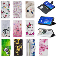 Cute Cat Panda Puppy Butterfly Book Flip Leather Case For Huawei P Smart 2019 Z Honor 8 9 10 Lite 7A 7C 7S 8A 8X 8S 9X 10i Case 2024 - buy cheap