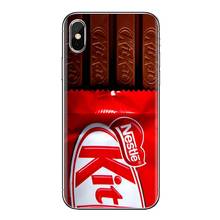 Прозрачный мягкий чехол для Xiaomi Redmi 4A S2 Note 3 3S 4 4X 5 Plus 6 7 6A Pro Pocophone F1 kit kat chocolate kitkat 2024 - купить недорого