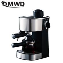 Dmwd-máquina de café expresso doméstica, mini cafeteira, cappuccino, leite, espuma, 5 bar, tipo de pressão, 240ml 2024 - compre barato