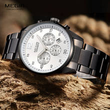 Relógio masculino quartz, modelo militar 2019, à prova d'água, com cronógrafo 2024 - compre barato