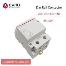 Controlador de interruptor de Contactor Modular 2NO 2NC 1NO 1NC para hogar, casa y Hotel, 2P, 100A, 220V, 230V, 50/60Hz 2024 - compra barato