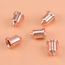 220819 5pcs 65A Plasma Torch Nozzle Welding Electrodes 1.6x2cm Fit For Power Max 65 85 105 HRT HRTs MRT 2024 - buy cheap