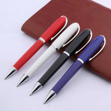luxury quality baoer 516 metal Silver piece red gift Ballpoint Pen ink ball point pen signature Stationery Office Supplies 2024 - buy cheap