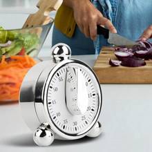 60 Minutes Kitchen Mechanical Timer Cooking Reminder Count Down Alarm Clock Cooking Timer Time Management 2024 - buy cheap