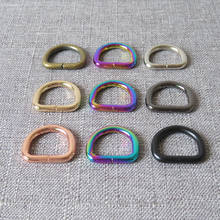 20pcs/Lot 20mm Metal D Ring Webbing Belt Buckle Bag Cat Dog Collar Leash Harness Sewing Accessories Purse Straps Strong Hardware 2024 - buy cheap