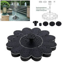 Fuente alimentada por energía Solar para exteriores, Mini bomba de agua para piscina, estanque, acuario, jardín, suministros de decoración de jardinería 2024 - compra barato