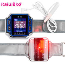 650nm Laser Therapy Wrist LLLT For Diabetes Hypertension Cholesterol Treatment Laser Sinusitis Wrist Watch Laser Therapy Machine 2024 - buy cheap