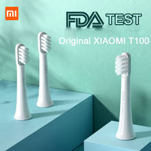 Xiaomi-cabeça de escova de dentes t100 original, substituição de escovas de dentes, cabeças elétricas mijia t100, limpeza profunda oral, sonicare 2024 - compre barato
