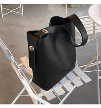 Casual women Shoulder Bags pu leather Bucket bags for female handbag Large capacity ladies Shopping Bag big totes bolsa feminina 2024 - купить недорого