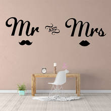 Free Shipping Mr And Mrs Wall Stickers Home Decor Girls Bedroom Sticker For Kids Rooms Diy Home Decoration Wall Decoration 2024 - buy cheap